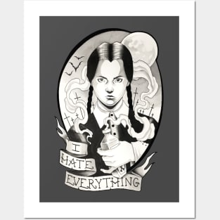 Wednesday Addams Posters and Art